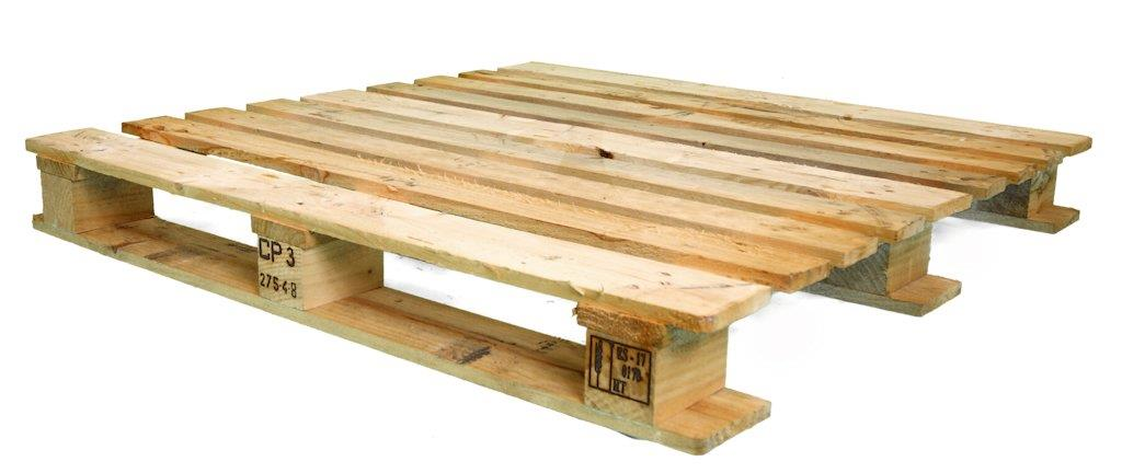Palet CP3 de 1140 × 1140 mm para la industria química, con su sello CP3