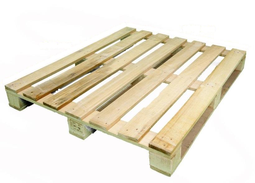 Palet americano de madera de 1000 × 1200 mm recuperado por ECO4US